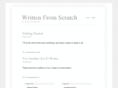 writtenfromscratch.com
