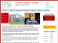commonsenselending.com