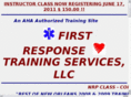 firstresponsetrainingservices.net