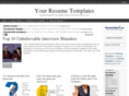 yourresumetemplates.com