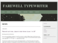 farewelltypewriter.com