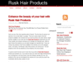 ruskhairproducts.net