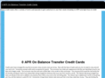 0apronbalancetransfercreditcards.com