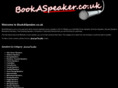 bookaspeaker.co.uk