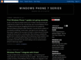 windows7phoneseries.com