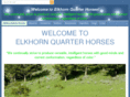 elkhornquarterhorses.com