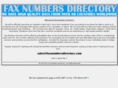 faxnumbersdirectory.com