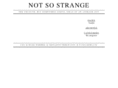 notsostrange.com