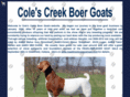 colescreekboergoats.com