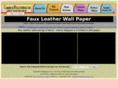 fauxleatherwallpaper.com