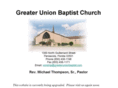 greaterunionbaptist.com