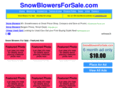 snowblowersforsale.com