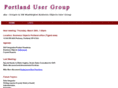 portlandusergroup.com