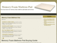 memoryfoammattresspadsite.com