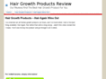 hairgrowthproductsreview.net