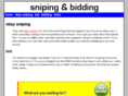 sniping-and-bidding.com