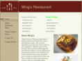 mingsrestaurantmenu.com