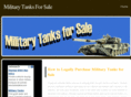 militarytanksforsale.org