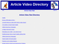 articlevideodirectory.com