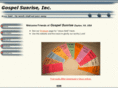 gospelsunrise.net