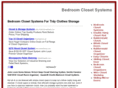 bedroomclosetsystems.com