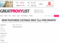 greatproxylist.com