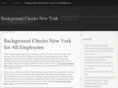 backgroundchecksnewyork.com