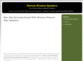 remotewirelessspeakers.com