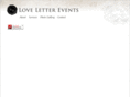 loveletterevents.com