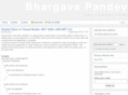 bhargavapandey.com