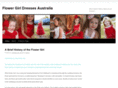 flowergirldressesaustralia.com