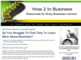 how2inbusiness.com