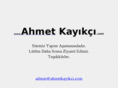 ahmetkayikci.com