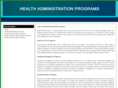 healthadministrationprograms.net