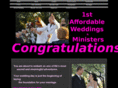 affordableweddingminister.com