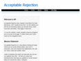 acceptablerejection.net