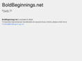 boldbeginnings.net