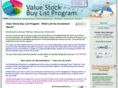 valuestockbuylistprogram.com