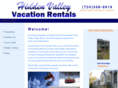 hiddenvalleyrentals.com