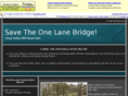 savetheonelanebridge.com