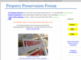 propertypreservationforum.com