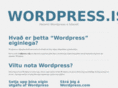 wordpress.is