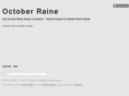 octoberraine.com