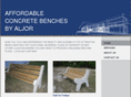 affordableconcretebenches.com