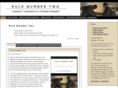 rulenumbertwo.com