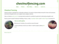 chestnutfencing.com