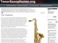 tenorsaxophones.org