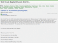 wolfcreekbaptist.com