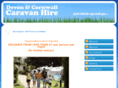 devonandcornwallcaravanhire.com