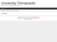 universitychiropractic.org